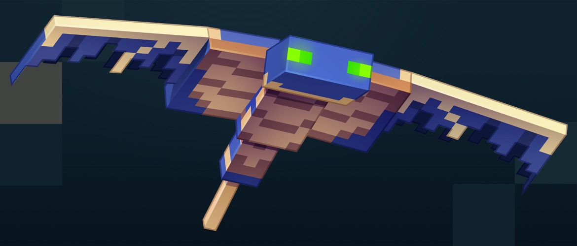 Fantom szybujący na tle nocnego nieba