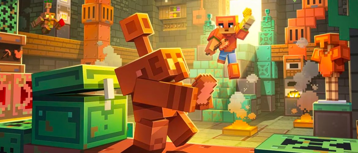 Miedziany Golem: Twój Kumpel od Porządków w Minecraftowym Bałaganie!