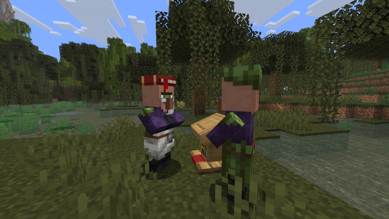 Wieśniak z bagien i bezrobotny wieśniak przed lekturą