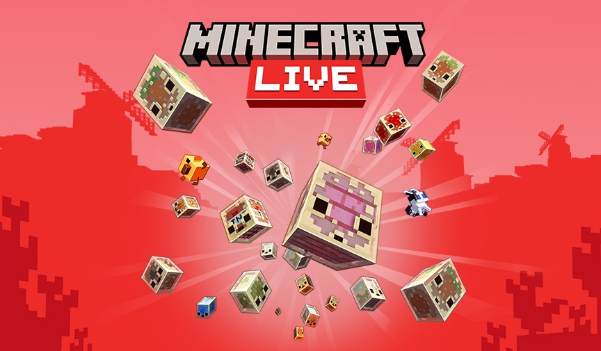 Grafika promocyjna Minecraft Live
